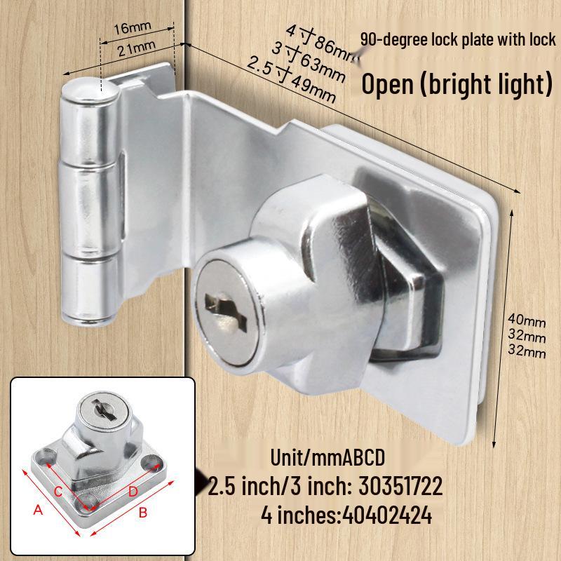 Three-Digit Multi-Purpose Mechanical Password Lock for Cabinets and Drawers