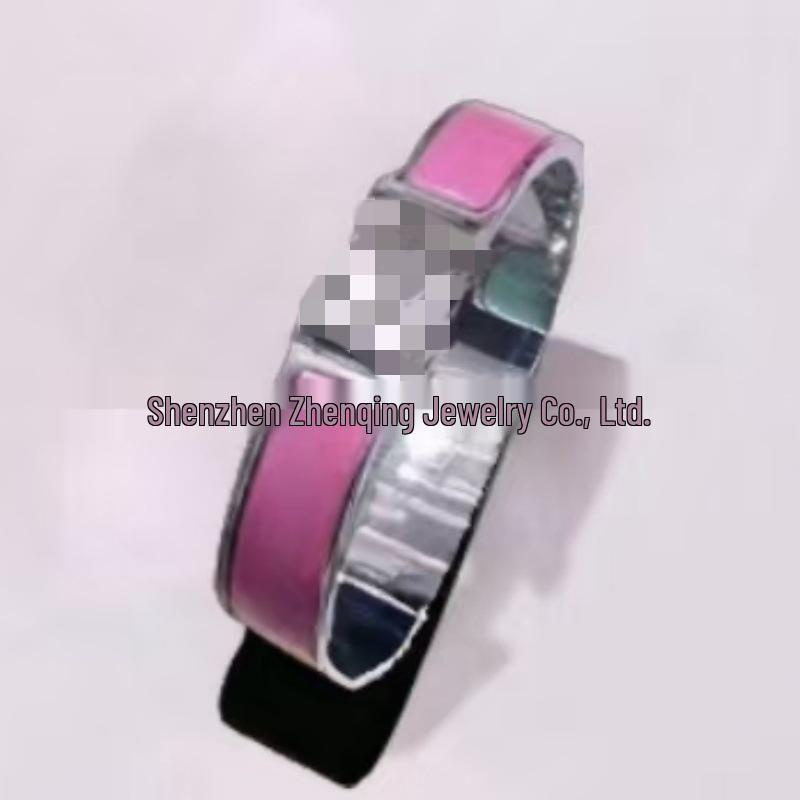 Náramek s písmenem H pozlacený 18k smaltovaný - Klasická móda, Více barev, Ideální pro páry