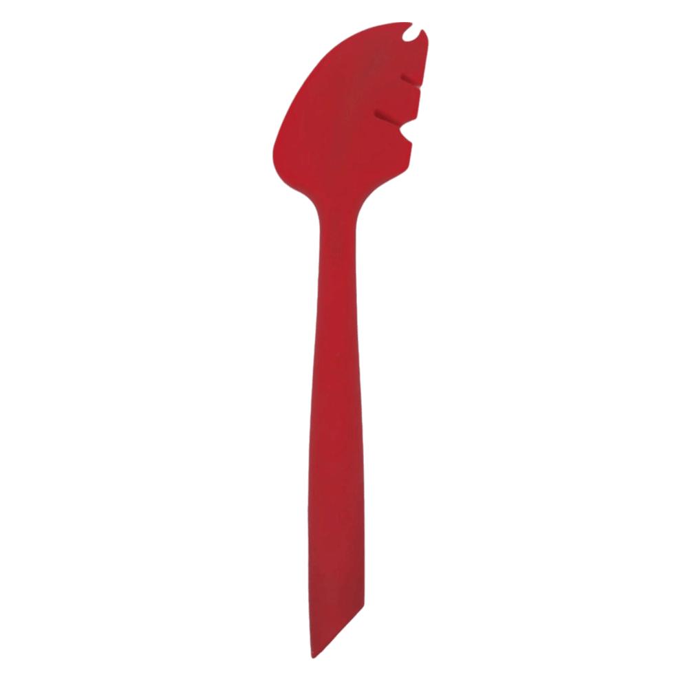 

New Integrated Silicone Spatula Food Grade Heat Resistant Kitchen Baking Tools Red Black Cake Cream Scraper Cooking Tools червоний