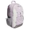 Adidas Practical Versatile Recycled Nylon Backpack Large Size Unisex Backpacks Light-Purple White Light-Gray 2025Q2-KKS85-JX5011