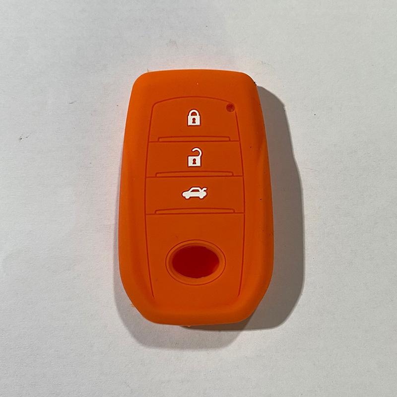Silicone Car Key Case Cover For Toyota Chr Rav4 Auris Avensis Prius Aygo Camry Corolla Land Cruiser 200 Prado Crown Key
