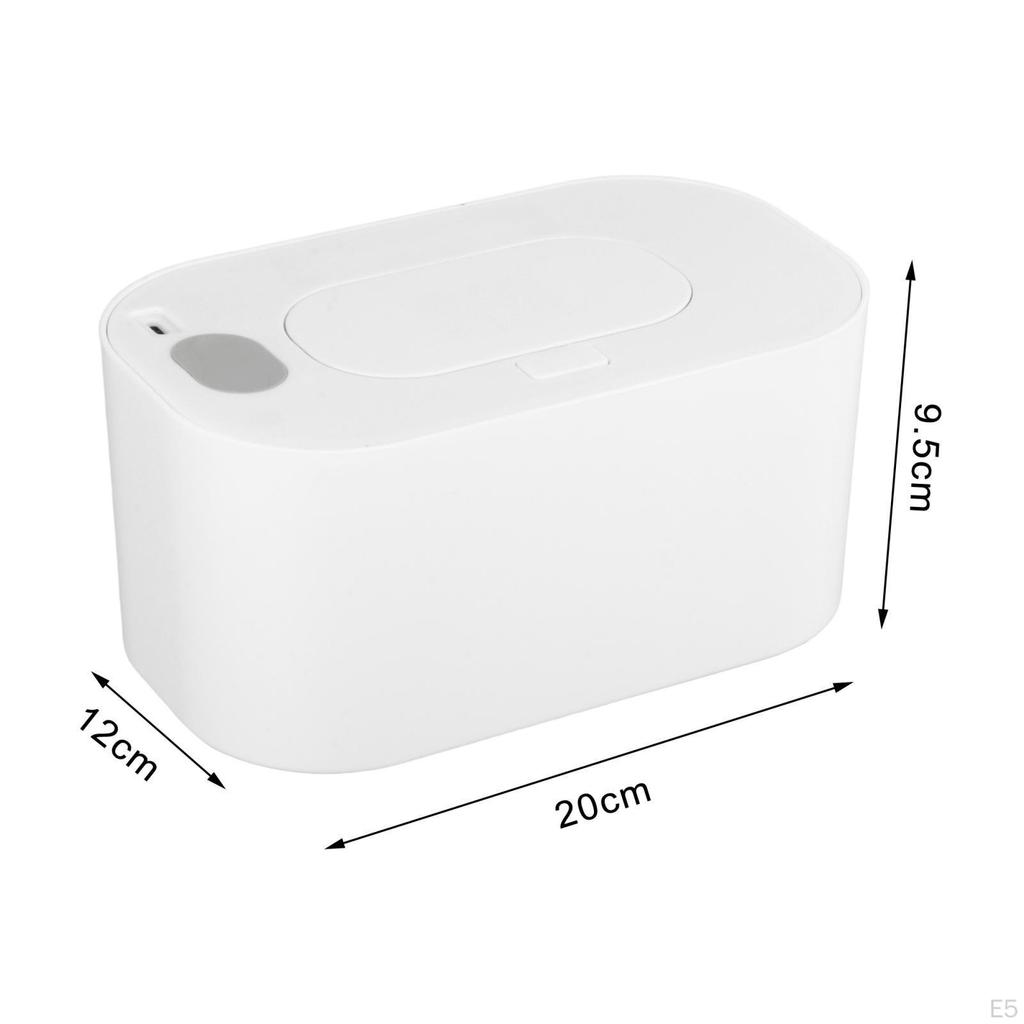 Portable Heated Wipe Dispenser Quick Heating System with Large Capacity Box Tissue