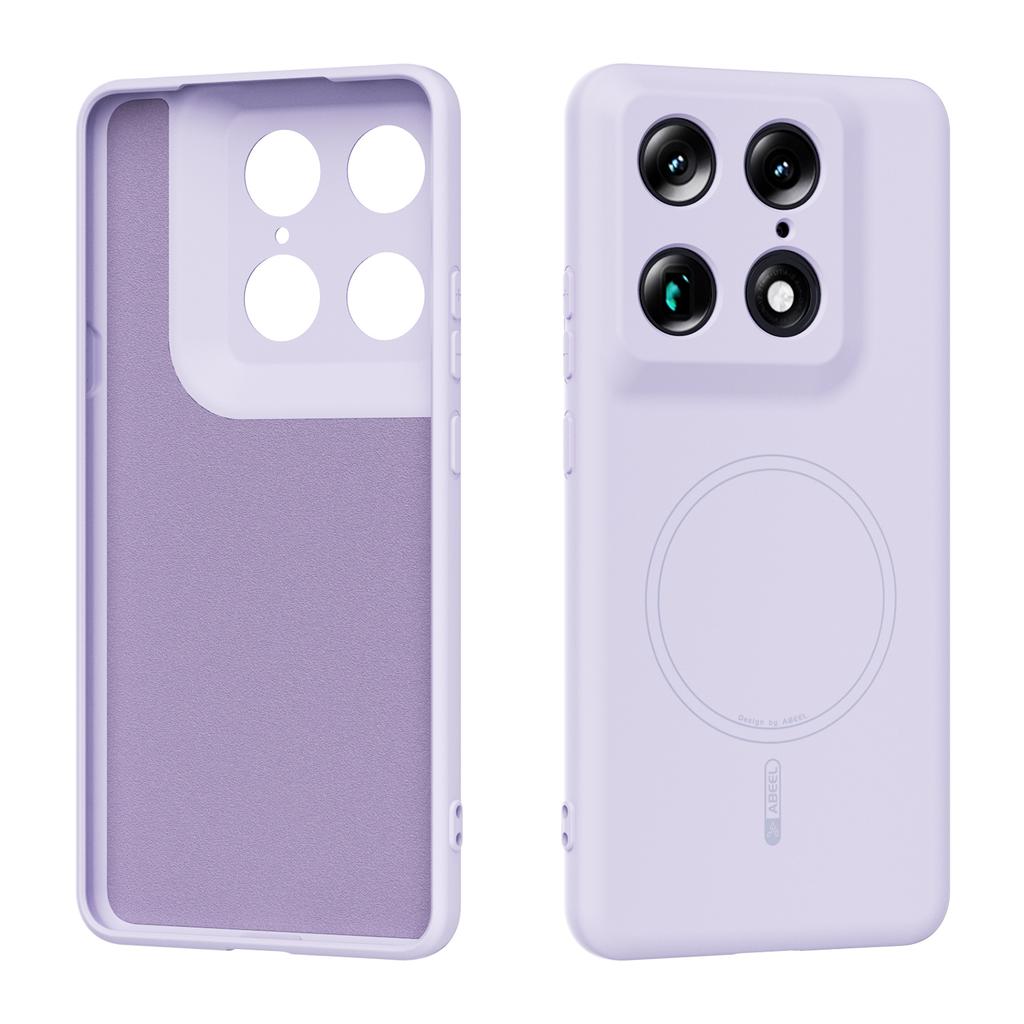 For Motorola Moto Signature 5G X70 Air Pro Case Inner Fur Liquid Silicone For Magsafe Ring Holder Soft Mobile Phone Cover