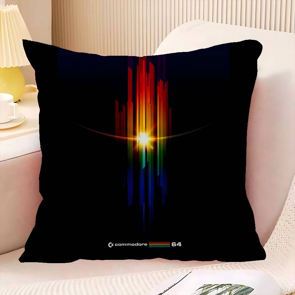 

CCommodore Logo Cushion Cover Car Throw Pillow Case For Sofa Car Christmas Gift xcm xcm 30x30 cm