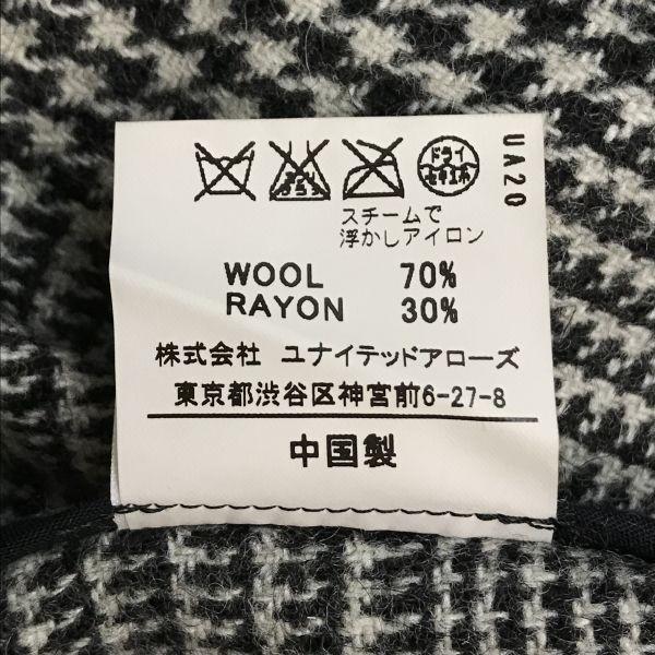 GLR UNITED ARROWS Balmacaan Coat with Liner Men S Black Outer cBH674