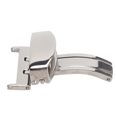 Edelstahl Single Fold Watch Verschluss Schnalle Armband Verschluss Ersatz Zubehör