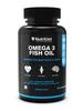 NutritJet Omega 3 Fish Oil 1000mg High Strength with 550 Mg EPA and 350 Mg DHA for Healthy Heart, Joint Care, Better Skin & Bones Health - 60 So