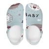 White Printed EVA Clogs for Women Men Breathable Lightweight Slip On Casual Footwear Soft Sole Summer Sandals Daily Walking