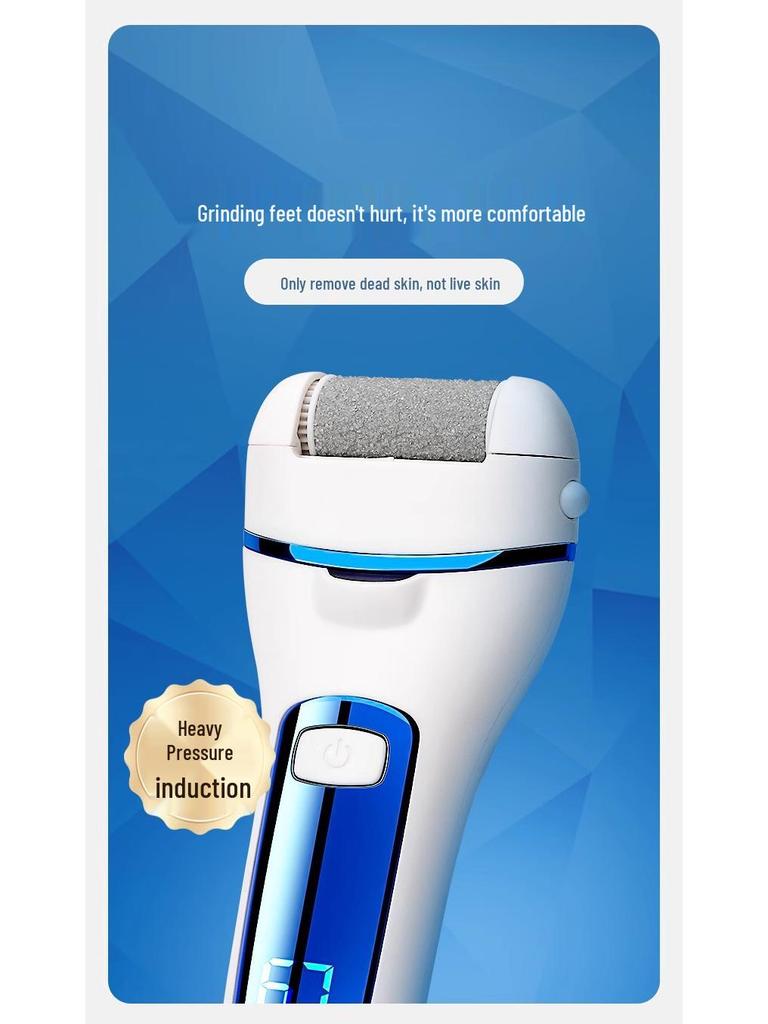 Digital Display Electric Callus Remover & Foot Scrubber Pedicure Tool