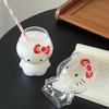 [Hello Kitty] Retro Glass Cup 3P Set / Lilfant Hello Kitty Curly Dishwasher-Safe Stainless Steel Cup