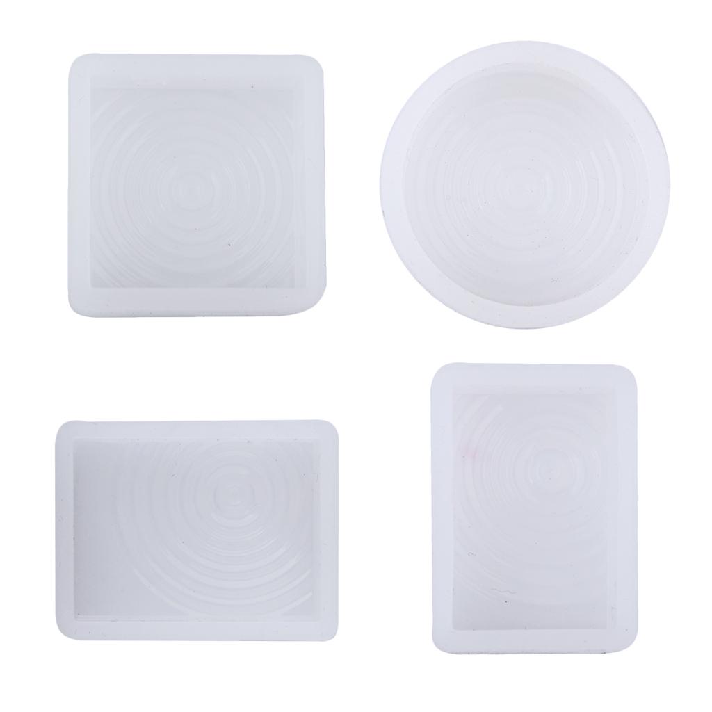Water Silicone Pendant Mold DIY Resin Jewelry Making Mould 39x30x13mm
