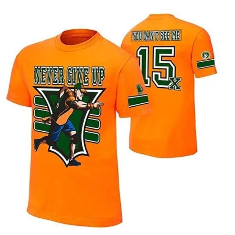 Maglietta Grafica Y2K da Uomo Wrestling Stampa John Cena Streetwear Casual Girocollo Manica Corta