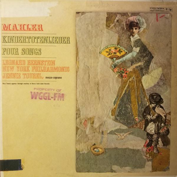 

LP Record LEONARD BERNSTEIN NEW YORK PHILHAR Mahler Kindertotenlieder Four Son ML5597 COLUMBIA MASTER US Classical Used