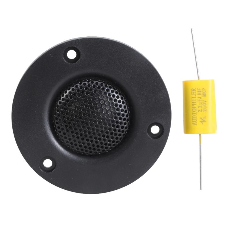 Tweeter Speaker Pair 25Core 3inch 30W 74mm Silk Film Domes High Fidelitys Trebles Loudspeaker Diaphragm