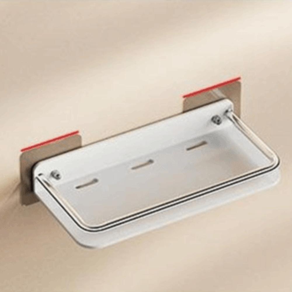 Punch-free Shampoo Rack No Drill Wall Hanger Shower Organizer Bathroom Storage Shelf Toilet