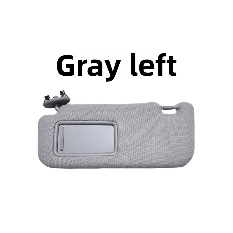 For Toyota Corolla 2007, 2008, 2009, 2010 2011 2012 2013 Grey and Beige Left and Right Car Sun Visors with Vanity Mirrors