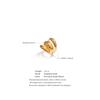 Eetit Arrivals Glossy Stainless Steel Layered Hollow Open Ring for Women Distinctive Geometric Attractive Jewelry