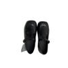 Thick heel light mouth Mary Jane shoes square head French flat-soled single shoes autumn new casual soft-soled shoes grandma shoes
