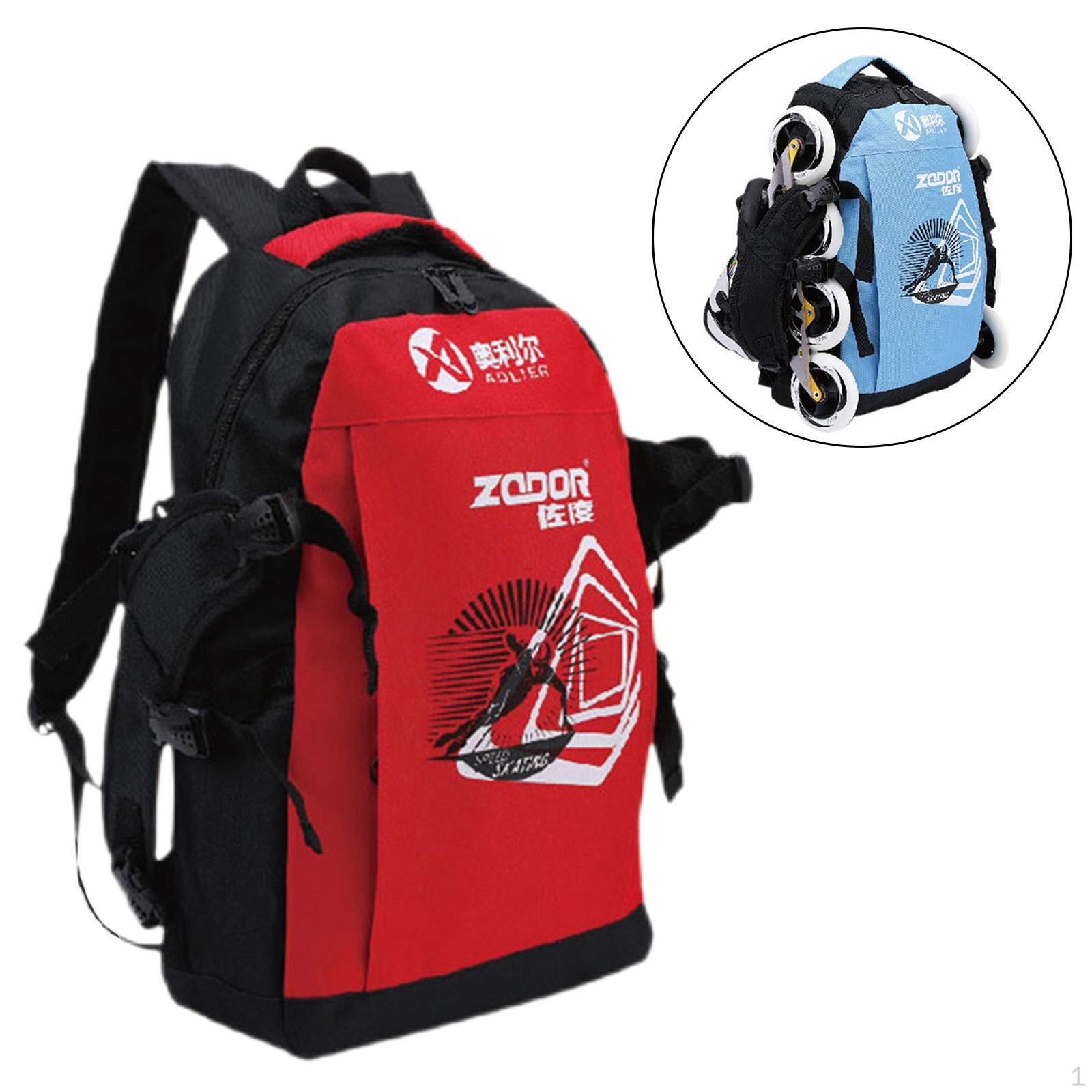 BESPORTBLE 2-teilige Skate-Tasche - Rucksack Für Inlineskates Und Zubehör
