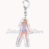 Popular American Singer Acrylic Keychain for Accessories Bag Pendant Key Chain Ring Keychains Jewelry Creative Fans Gifts