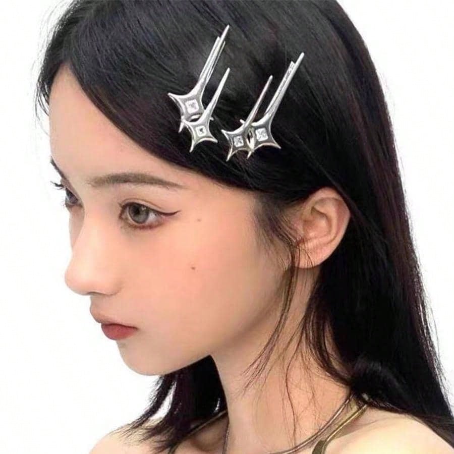 Star Decor Hair Clip Street Claw Clips Hair Claws Hair Barrettes, School Stuff