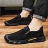 Soft-soled Men's Shoes Autumn New Low-top Labor Insurance Shoes Men's Fashion Wear-resistant Work Shoes Black Versatile Casual Shoes