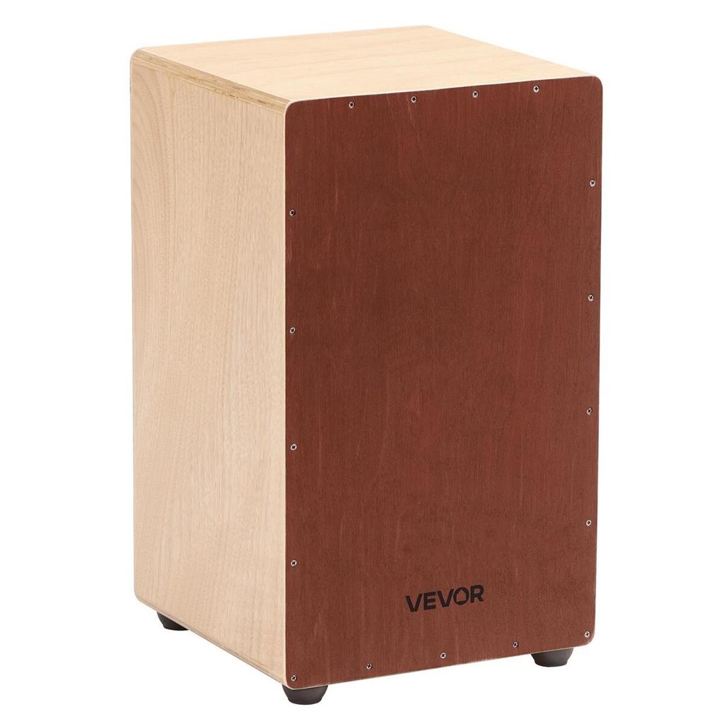 Large Cajon Box Drum Birch Wood Percussion Instrument with Snare Wires