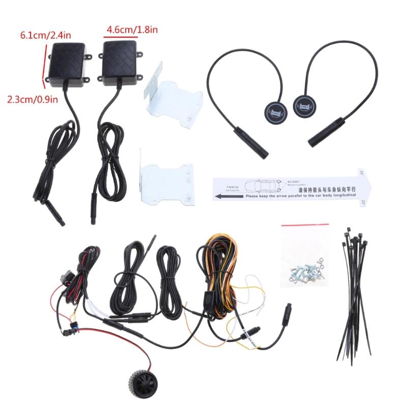 Car RadarBlind SpotsDetection System BSD Reversing Monitoring Lane Change Assist