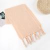 Braided Autumn and Winter Scarf for Women New Thick Warm Soft Waxy Scarf Winter Thick Tassel Scarf