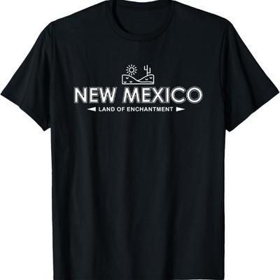 Nouveau-Mexique - Terre d'Enchantement Design Rétro - T-shirt Classique