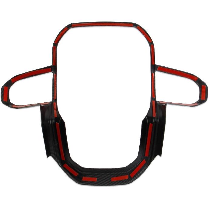 Korlot Kohlefaser-Optik Lenkradverkleidung Zubehör für 2023-2026 Chevrolet Colorado/GMC Canyon, 2024-2026 Acadia, 2025-2026 Terrain