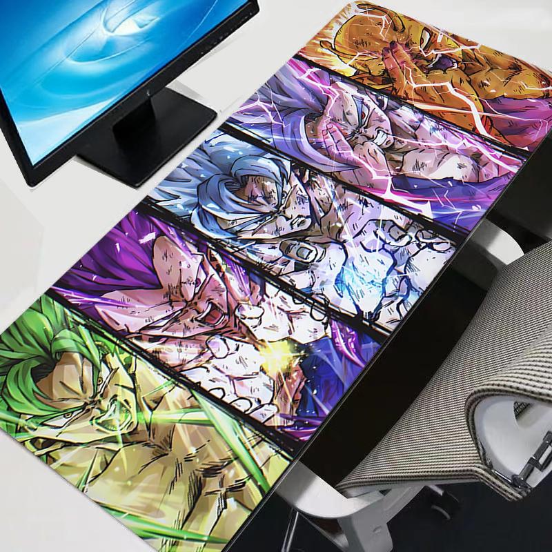 

Large E-sports Mouse Pad Dragon Ball Anime Durable Smooth Flexible Rubber Gamer PC Computer Keyboard For CSGO Kawaii Mosuepad 30x60x0.2cm