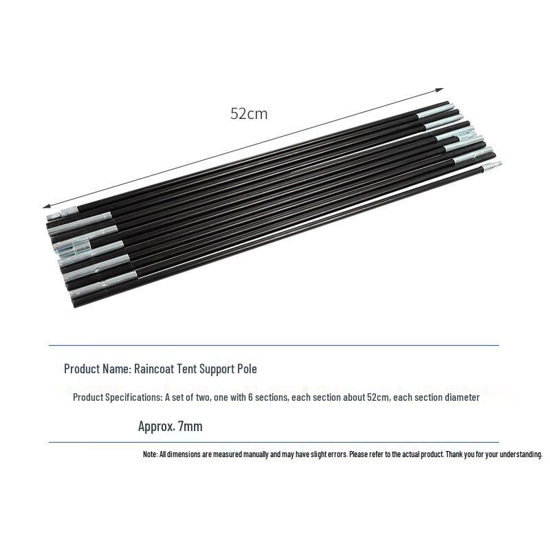 Outdoor Camping Tent Support Poles