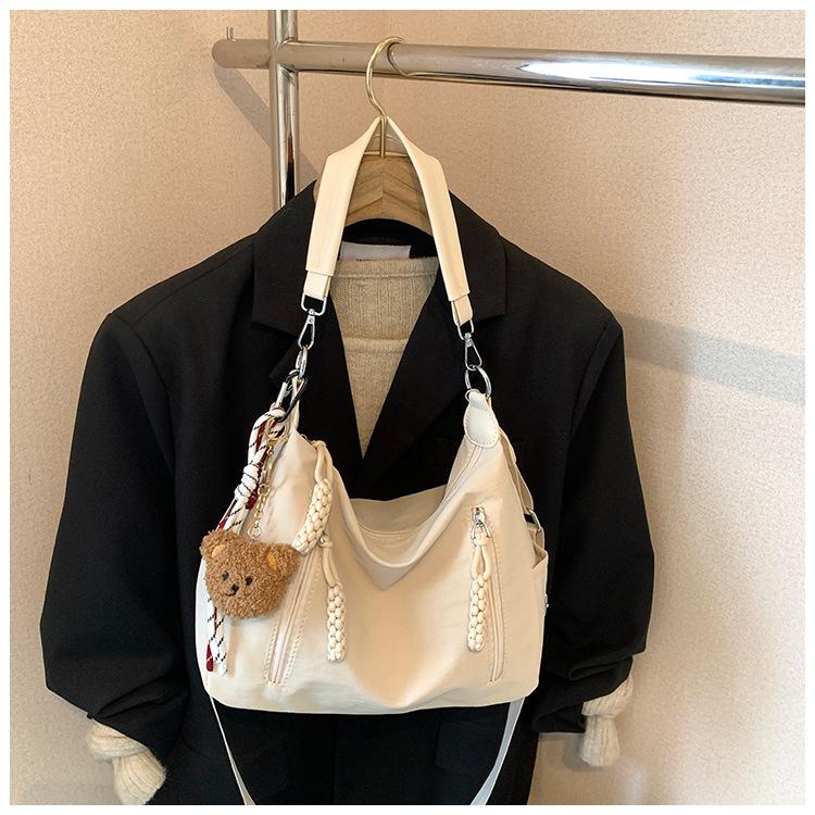 

Новая тканевая сумка для студенток, модная сумка-мессенджер для занятий, большая вместительная сумка для поездок на работу, простая универсальная сумка через плечо