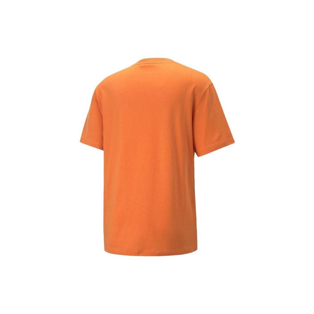 Puma x Ami Tee Jaffa Orange Unisex Tops 535992-72