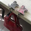 Durable Handbag Hanger Cats Shaped Bag Hanger Folding Non-slip Saving Space Table Purse Rack
