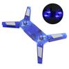 Laptop Cooling Pad Cooler Foldable Portable USB Dual Fan Transparent LED Blue Light DR‑2008G