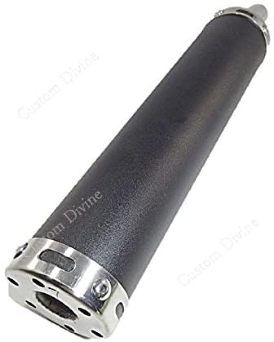 Exhaust Chamber Muffler Available In Various Colors Including and Suitable for 1 2-stroke Silencer, Silver, Black, Blue, Red, Purple. DIO, JOG, NSR,