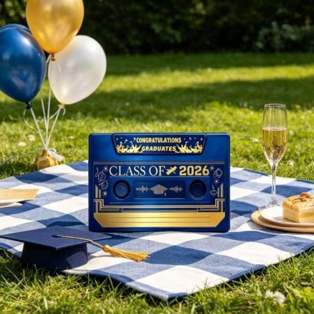 Cassette Tape Style Retro Cassette Card Audio Message Voice Greeting Card Graduation Gift
