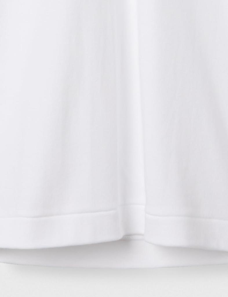 BVD Crew Neck Long Sleeve Warm Thick Smooth Size M Men's T-Shirt, Innerwear, 100% Cotton, Fabric, White,