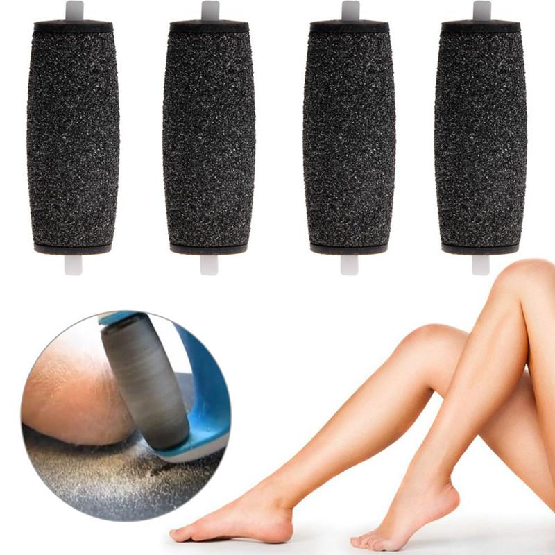 10/5pcs Replacement Roller Heads for Velvet Pedicure Foot File Refills Velvet Smooth Comfortable Cleanning Scrubbers