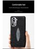 OPPO Reno4/Reno4Pro Cowhide Pearl Fish Pattern Leather Half-Cover Case