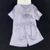 Summer Ice Silk Pajamas for Women: New Style, Sweet & Simple, Short-Sleeved Homewear