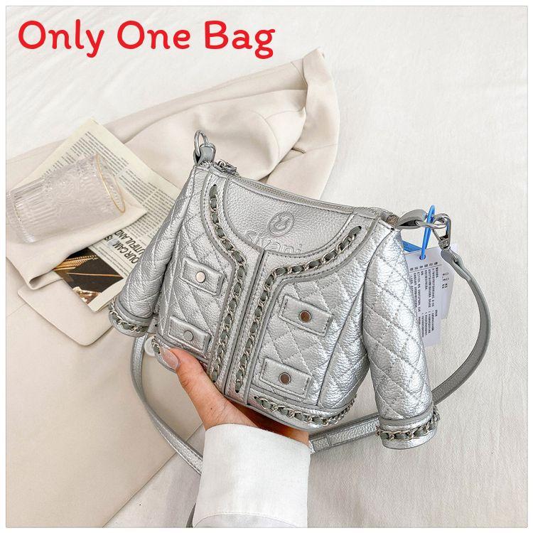 Pu Quilted Chain Bag For Women With Metallic Accents For Daily Use