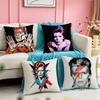 Star DDavid BBowie Square DoubleSided printed Pillow Case Bedroom Bedside Pillow Sofa Cushion Cover