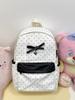 Schoolbag atmosphere Japanese schoolbag design college girl cute polka dot backpack junior high school new lace backpack women
