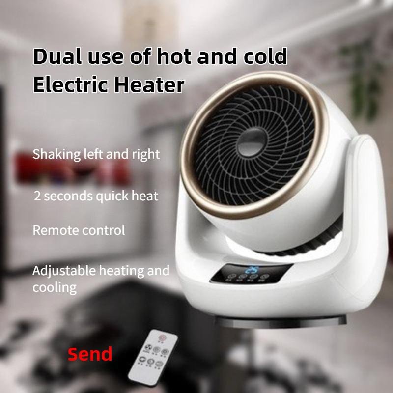 Hot And Cold Dual-use Small Energy-saving Warm Air Blower Three Level Regulated Electric Heater Household Desktop Heater Fan