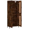 Highboard Smoked Oak 69.5 X 34 X 180 Cm Particleboard