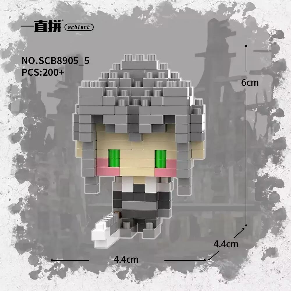 Anime FF Figure Miniature Building Blocks Cloud Strife Figur DIY Splicing Toys Sephiroth Statue Tifa Desk Dolls Aerith