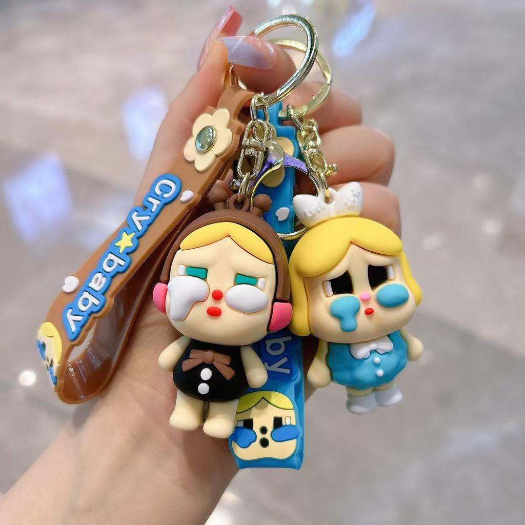 Tears Doll Cute Crying Baby Keychain Cartoon Car Keychain Bag Pendant Gift